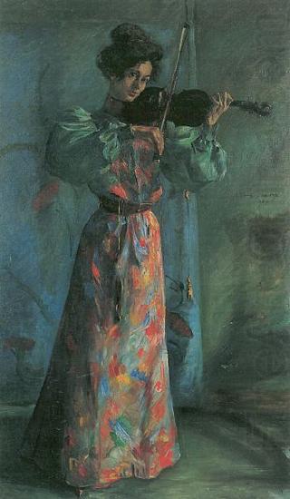 Lovis Corinth Die Geigenspielerin china oil painting image